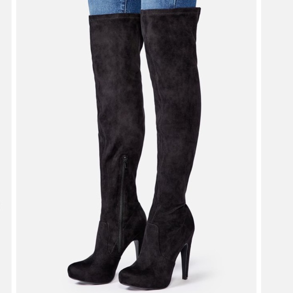 Black Suede Boots
